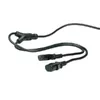 Y-Power Cable ROLINE 2x straight IEC Connector Photo 2