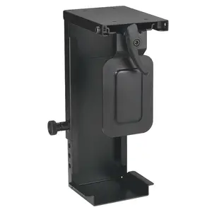 VALUE Mini PC Holder, passive mobile computer mount, black, maximum load capacity 10 kg