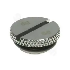 Computer cooling system part BitsPower BP-WTP-C09 — Brass construction, nickel/silver finish