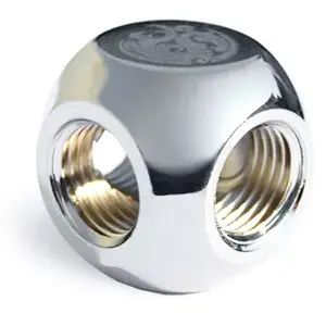 Bitspower BP-TMB brass computer cooling system accessory, silver finish