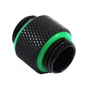 Computer cooling system accessory BitsPower BP-MBRG brass fitting, black finish