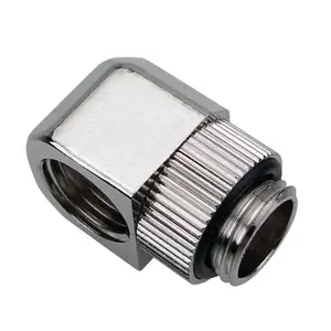 Dzesēšanas sistēmas detaļa Koolance NZL-LXG1 — nerūsējošais tērauds, 17×16.8×28.5 mm