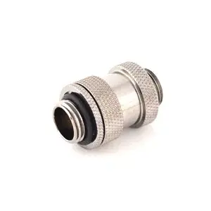 Cooling system fitting BitsPower BP-DG14AALPI brass silver 20×20×41 mm