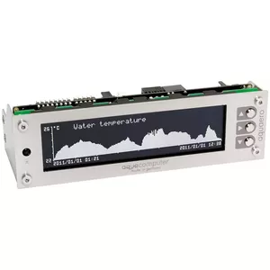Fan speed controller Aqua-Computer 53145 with LCD, stainless steel