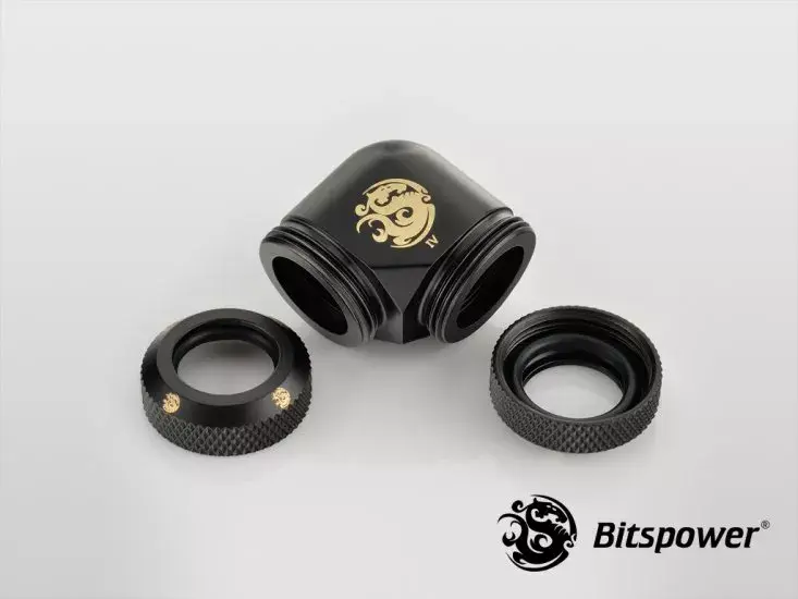 Compression bend BitsPower Carbon Black BP-CBE90DML Photo 2