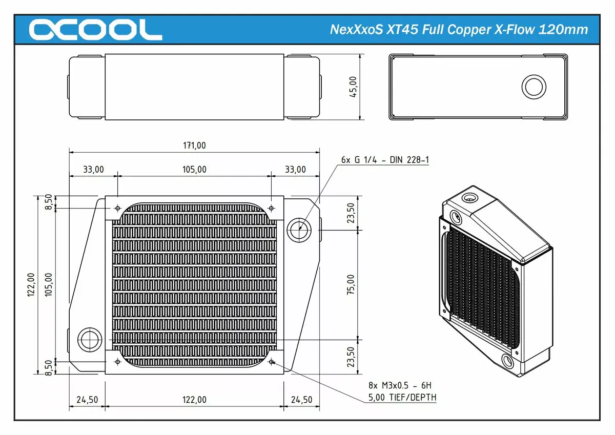 Radiators Alphacool NexXxoS XT45 Photo 7