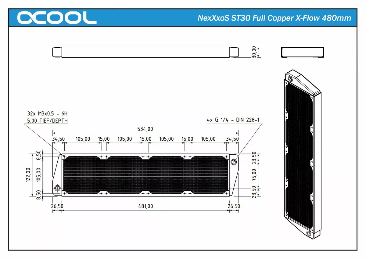Radiators Alphacool NexXxoS ST30 Photo 7
