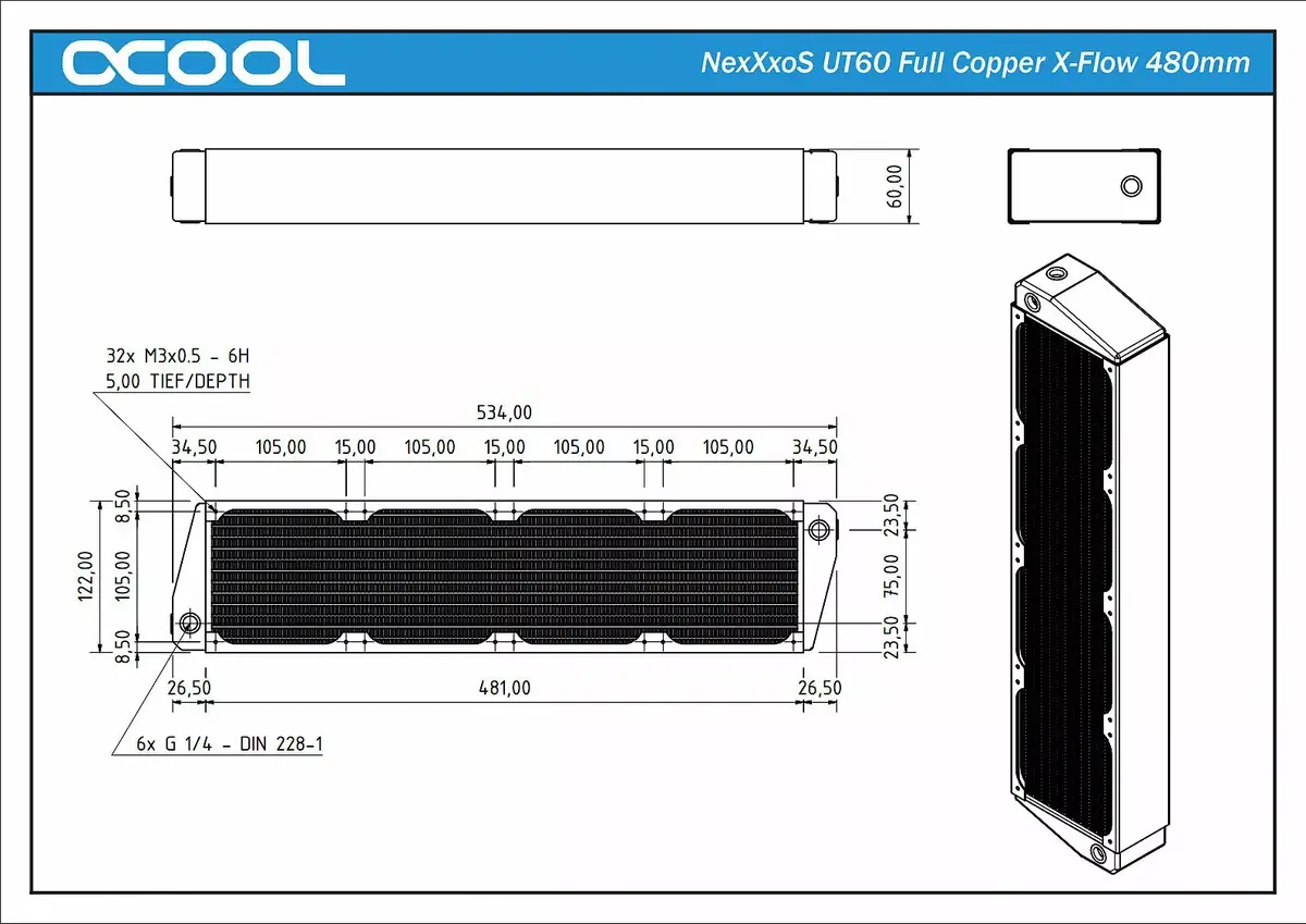 Radiators Alphacool NexXxoS UT60 Photo 7