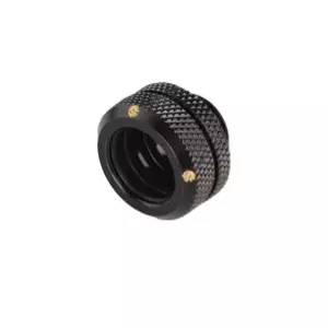 Fitting BitsPower BP-MBEML14 brass liquid-cooling connector, black, 14 mm