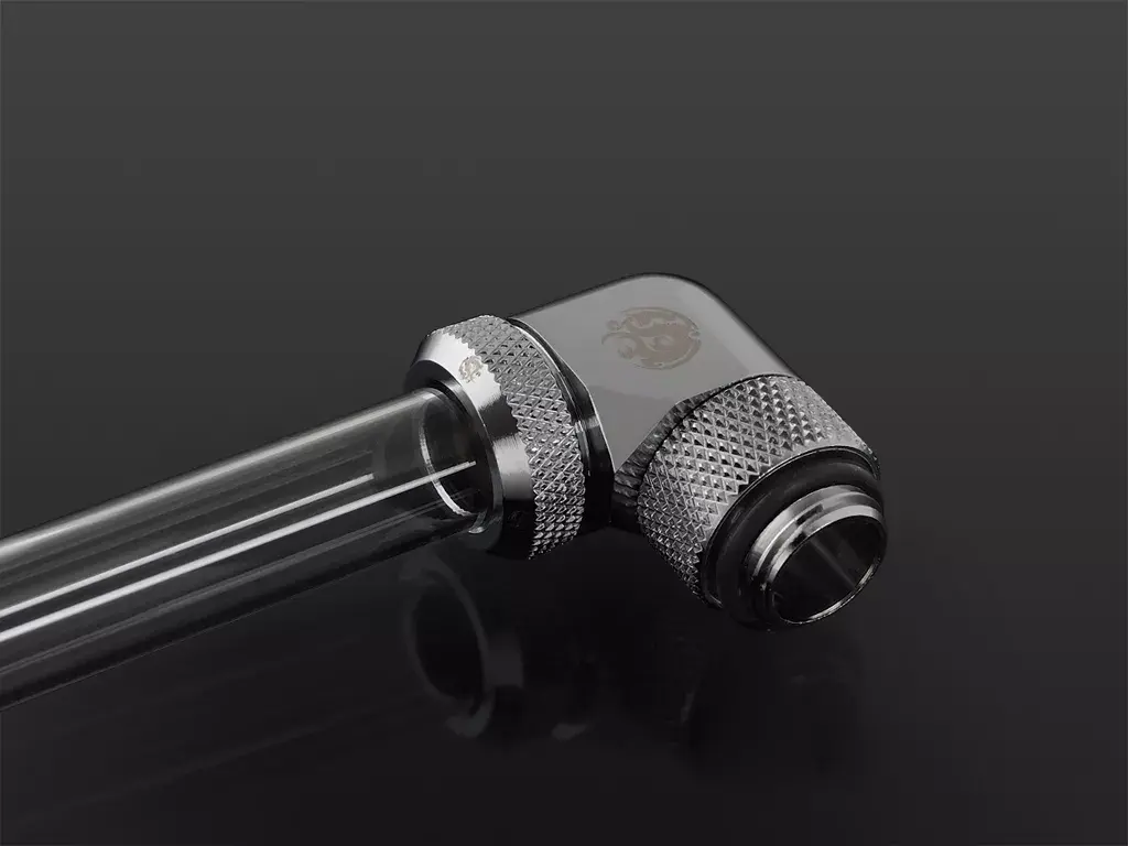 BitsPower BP-E90RML латунный 90° вращающийся фитинг Photo 4