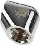Angle Adapter 90° BitsPower BP-90DIG14, 2× G1/4 thread, shiny silver