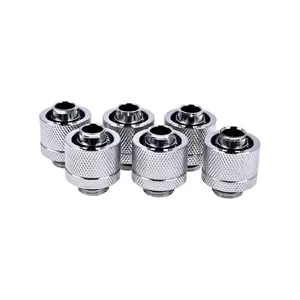 Аксессуар системы охлаждения Alphacool 17235 — разъём Nickel/Silver, 22×27×22 мм