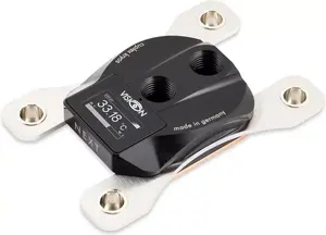Water block Aqua-Computer 21713 Kryos Next Vision – Acetal and Copper, AM4, black/silver