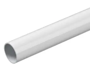 Tube accessory for PC cooling BitsPower BP-NCBHT16DW-L300 — brass tube Ø16 mm, length 300 mm, white