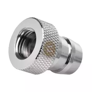 Computer cooling system part THERMALTAKE CL-W038-CU00SL-A — copper, chrome finish, 22×22×26 mm