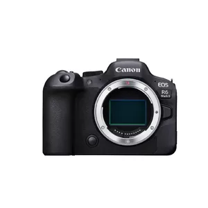 Беззеркальная камера Canon EOS R6 Mark II (корпус) — 24,2 МП, CMOS, 4K видео, 3" сенсорный экран, Wi‑Fi, 1/8000 с, 0,588 кг, чёрная