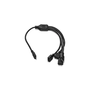 Lighting connection cable EK Water Blocks 3830046995353 — 300 mm, black