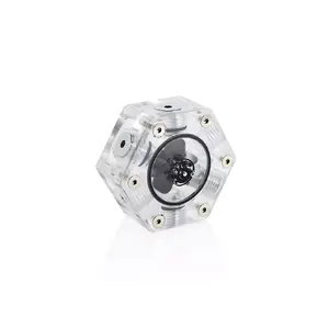 Flow indicator BitsPower BP-HFI — black/transparent, 50×56.7×23 mm for computer cooling systems