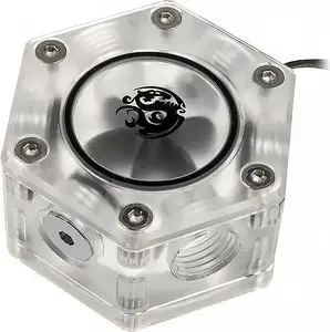 Flow indicator BitsPower Hexagon Flow Indicator-RGB BP-HFI-RGB — RGB lighting, hexagonal design
