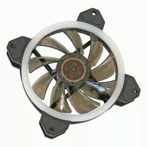 Cooltek Silent Fan 120 RGB Datora korpusam Ventilators 12 cm Melns, Balts