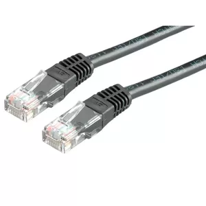 Патч-корд UTP ROLINE Cat.5e черный 3м
