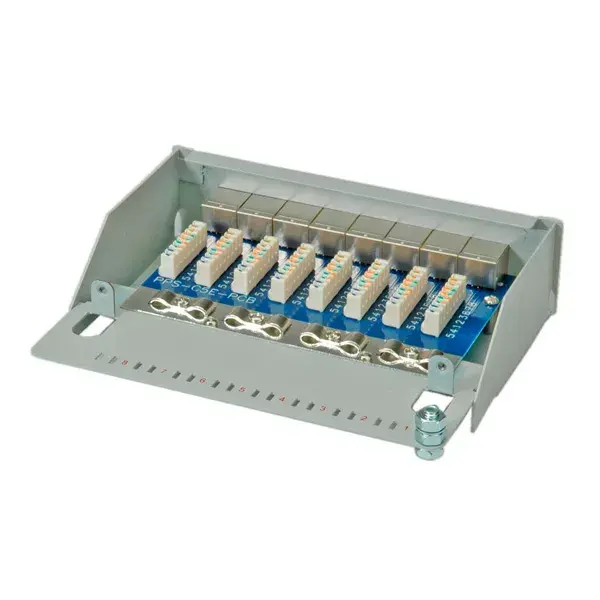 Wall Mount Patch Panel ROLINE Cat.5e 8 Ports Photo 3