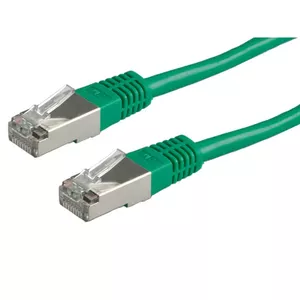 Pārejas vads ROLINE S/FTP Cat.5e Zaļš 3m