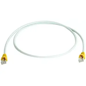 Patch cable Telegärtner S-FTP Cat.7 0.5m yellow grey