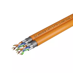 Networking cable Lanview LVN122510 S/FTP Cat7 500 m Orange