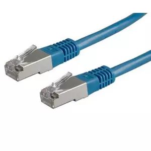 Сетевой кабель ROLINE S/FTP (PiMF) Patch Cord Cat.6 RJ45 1.0m Синий