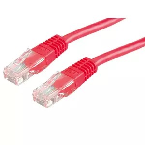 Network Cable VALUE UTP Patch Cord Cat.6 RJ45 3m Red