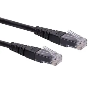 Сетевой кабель ROLINE UTP Patch Cord Cat.6 RJ-45 0.5м Черный