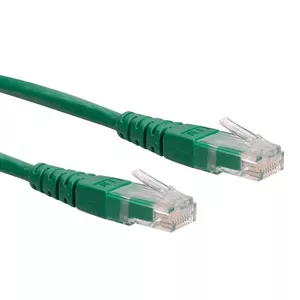 Сетевой кабель ROLINE UTP Patch Cord Cat.6 RJ-45 0.5м Зеленый