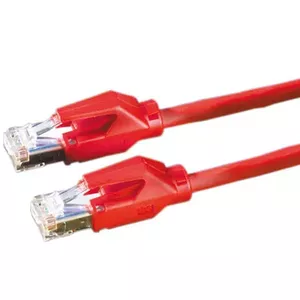 S/FTP Patch Cable Cat6 Draka Comteq 0.5m Red