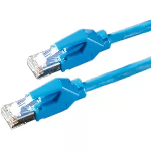 S/FTP Patch Cable Cat6 Draka Comteq 1m Blue