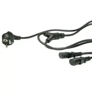 Кабель питания VALUE Y-Power Cable 2x прямой IEC Connector 2 м