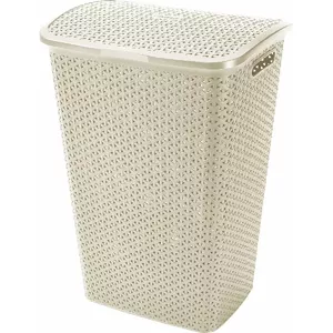 Laundry box Curver My Style 55L 43x33x60cm cream laundry hamper