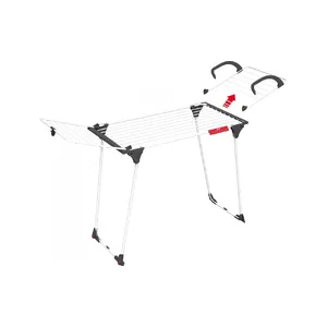 Vileda Premium 2in1 Floor-Standing Laundry Drying Rack White