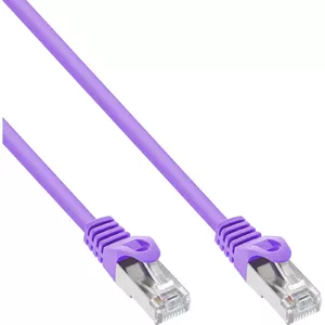 Патч-кабель InLine 72502P SF/UTP Cat5e 2м Фиолетовый