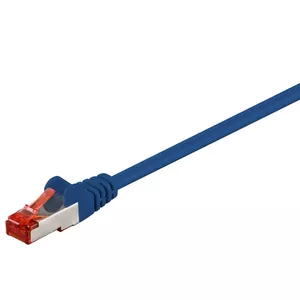 Патч-кабель Goobay CAT 6 S/FTP PiMF синий 10м