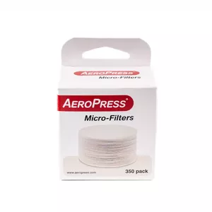 Disposable coffee filter AeroPress 81R24 — paper, white, 350 pcs, 70.8 g