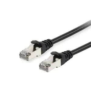 Сетевой кабель Equip Cat.6 S/FTP Patch Cable RJ-45 15м Черный