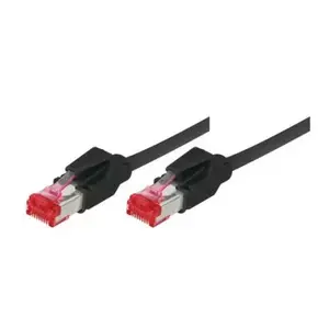 Networking Cable Tecline 0.5m Cat6a S/FTP Black