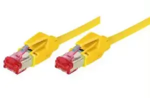 Tecline S/FTP Cat6A, 0.5m сетевой кабель Желтый 0,5 m S/FTP (S-STP)