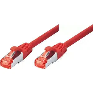 Сетевой кабель Tecline S/FTP Cat6 2м Красный