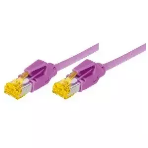 Tecline 0.5m Cat.6A tīkla kabelis Violets 0,5 m Cat6a S/FTP (S-STP)