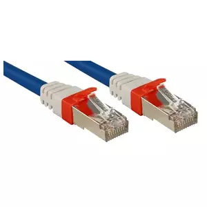Tīkla kabelis Lindy Cat.6 (A) SSTP RJ-45 0.3m Zils