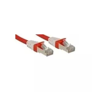 Tīkla kabelis Lindy Cat.6 (A) SSTP RJ-45 20m Sarkans