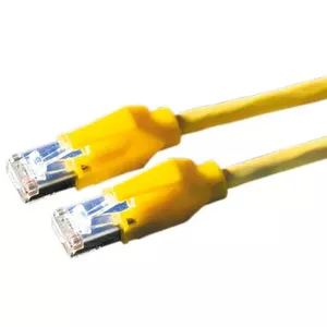 S/FTP Patch Cable Dätwyler Cat6 Yellow 0.5m