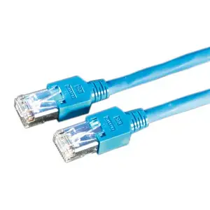 Dätwyler Cables S/UTP Patch cable Cat5e, Blue, 1m networking cable